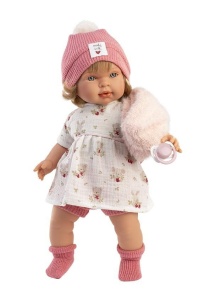 LALKA PŁACZĄCA CARLA 42CM, LLORENS