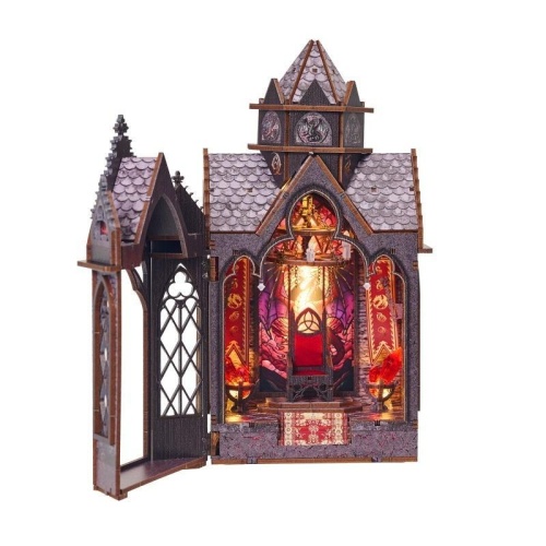 Puzzle 3D Gotycka komnata smoków z tronem, Knowme