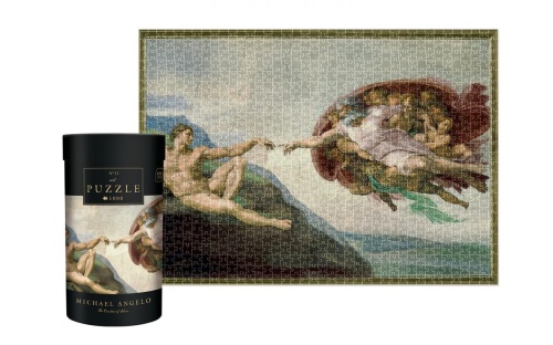 Puzzle 1000 Art 11 The Creation of Adam, INTERDRUK