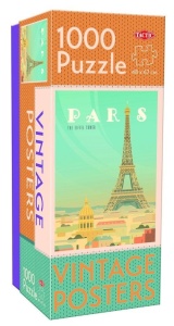 PUZZLE 1000 VINTAGE CITIES PARIS, TACTIC