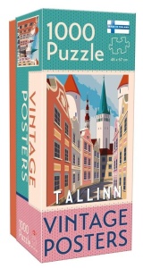 PUZZLE 1000 VINTAGE CITIES TALLINN, TACTIC