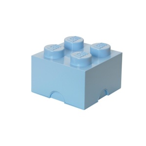 LEGO(R) POJEMNIK KLOCEK CZWÓRKA BŁĘKITNY, NHG