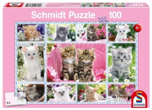 PUZZLE 100 KOCIĘTA G3, SCHMIDT