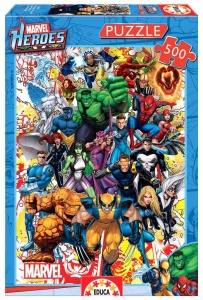 PUZZLE 500 SUPERBOHATEROWIE MARVELA G3, EDUCA
