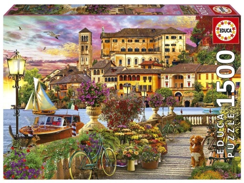 Puzzle 1500 Włoska promenada, Educa