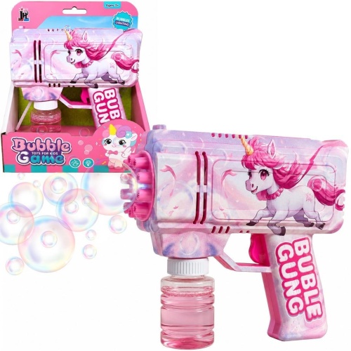 Pistolet na bańki na baterie konik 55ml, Trifox