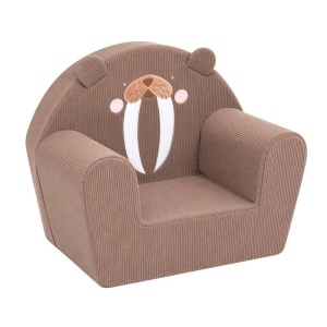 FOTEL DZIECIĘCY SZTRUKSOWY NEW BABY MORS, BABY MIX