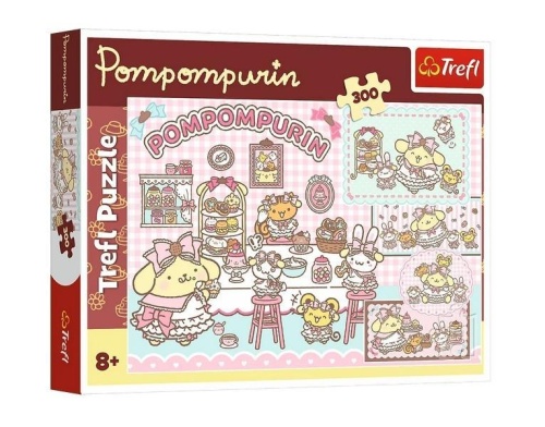 Puzzle 300 Cukierkowy świat Pompompurina, Trefl