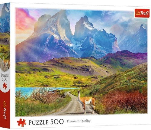 Puzzle 500 Lama w Patagonii TREFL, Trefl