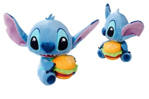 STITCH Z BURGEREM 25CM, SIMBA