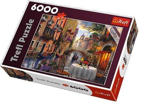 Puzzle 6000 Romantyczna kolacja TREFL, Trefl