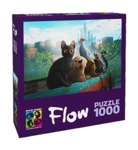 PUZZLE 1000 FLOW: FILMOWI BOHATEROWIE BRAIN GAMES