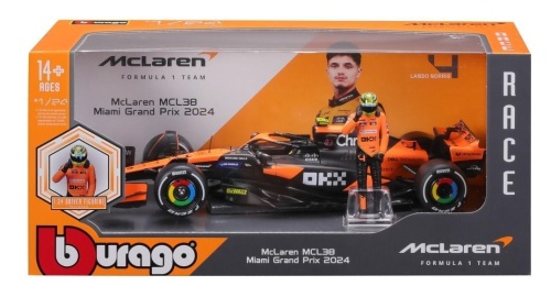 Formula With Figure ~ Mclaren Mcl3 1:24, BBurago