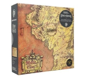 PUZZLE 1000 THE LORD OF THE RINGS MAP, PAPERBLANKS