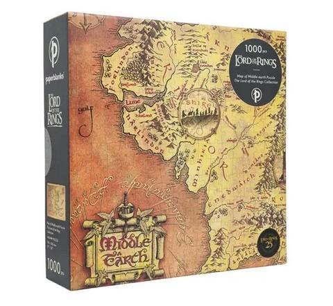 Puzzle 1000 The Lord of the Rings Map, Paperblanks