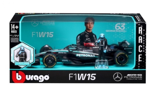 Race Formula Mercedes W15 W/ Figure 1:24, BBurago