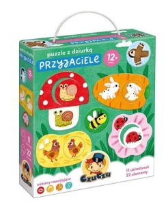 CZUCZU PUZZLE Z DZIURKĄ PRZYJACIELE 12M+