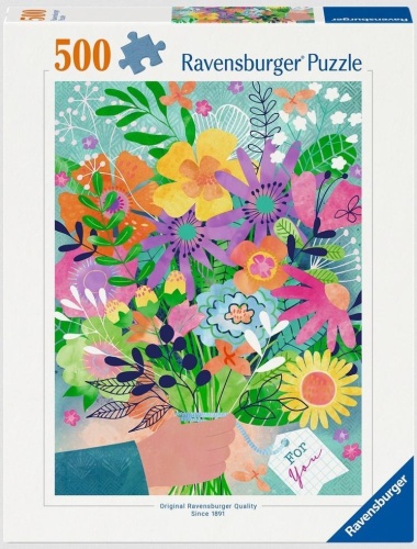 Puzzle 2D 500 Bukiet Kwiatów, Ravensburger