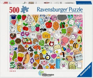 PUZZLE 2D 500 KAWAII, RAVENSBURGER