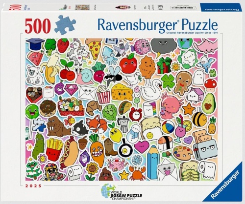 Puzzle 2D 500 Kawaii, Ravensburger