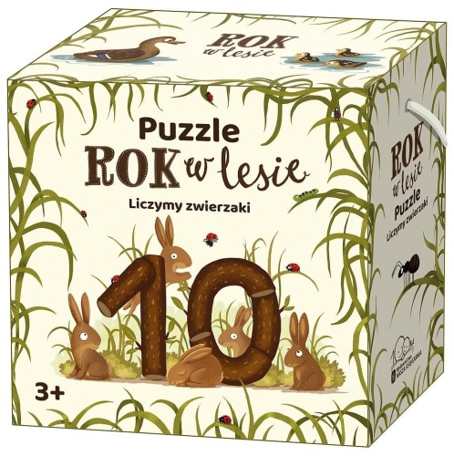 Rok w lesie. Liczymy zwierzaki, Nasza Księgarnia