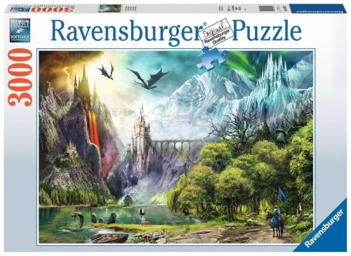 Puzzle 3000 Panowanie smoków, Ravensburger