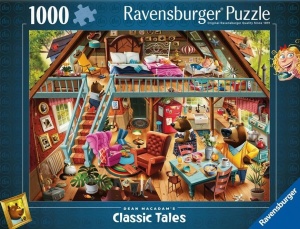 PUZZLE 1000 PORWANIE ZŁOTOWŁOSEJ, RAVENSBURGER