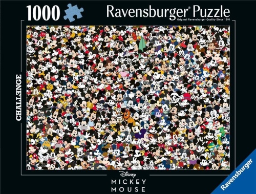 Puzzle 1000 Challenge. Myszka Miki, Ravensburger