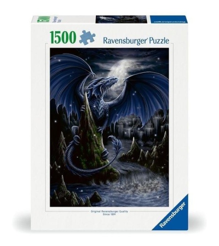 Puzzle 1500 Czarny smok, Ravensburger