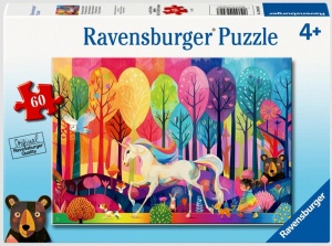PUZZLE DLA DZIECI 2D: MAGICZNY LAS 60EL
