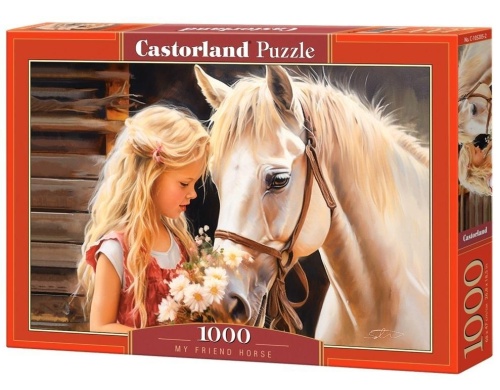 Puzzle 1000 My Friend Horse CASTOR, Castorland