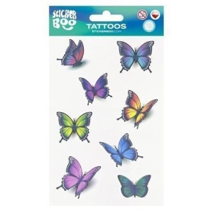 TATUAŻE MOTYLKI, STICKER BOO