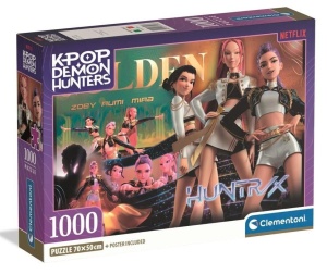 PUZZLE 1000 K-POP DEMON HUNTERS, CLEMENTONI