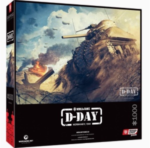 PUZZLE 1000 WORLD OF TANKS D-DAY, GOOD LOOT