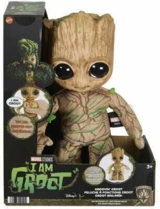 FIGURKA MASKOTKA MARVEL GROOT 28 CM, MATTEL