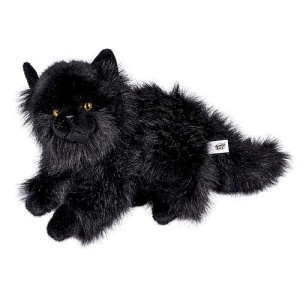 FLUFFY FAM KOT CZARNY 24CM 1/12, ANEK