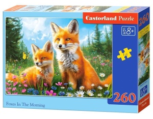 PUZZLE 260 FOXES IN THE MORNING CASTOR, CASTORLAND