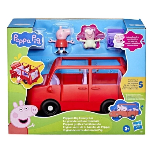 Świnka Peppa - Rodzinny samochód, HASBRO