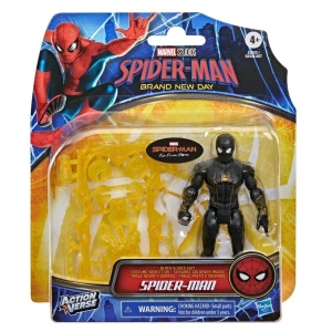 SPIDER-MAN ACTIONVERSE SPIDER-MAN CZARNY STRÓJ