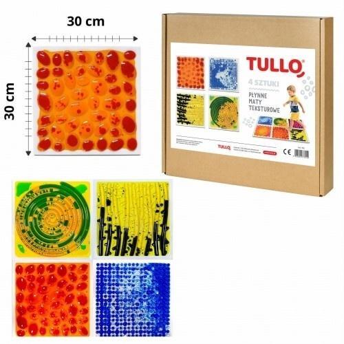 Ścieżka sensoryczna płytki fakturowe 30x30cm 4szt