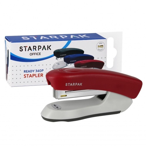 Zszywacz Ready STK-340 P bordowy, STARPAK