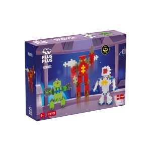 KLOCKI PLUS-PLUS BASIC ZESTAW Z ROBOTAMI 170EL