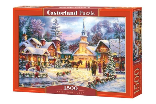 Puzzle 1500 Faith Runs Deep CASTOR, Castorland