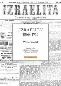 IZRAELITA 1866-1915, PRACA ZBIOROWA