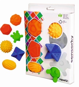 PIŁKI SENSORYCZNE 6SZT, HENCZ TOYS
