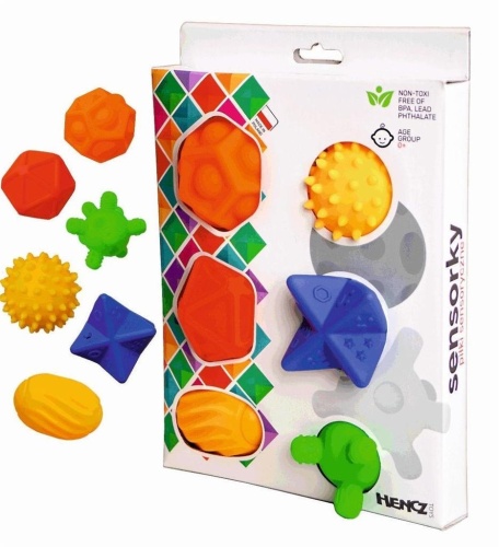 Piłki sensoryczne 6szt, Hencz Toys