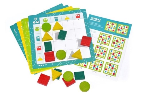 Gra logiczna - sudoku geometryczne 16 el., Artyk