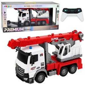 CIĘŻARÓWKA Z DŹWIGIEM R/C RUCHOMY OBROTOWY DŹWIG