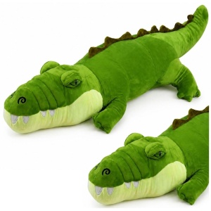 MASKOTKA KROKODYL ZIELONY 70CM, LEANTOYS
