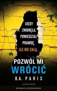 POZWÓL MI WRÓCIĆ POCKET, B.A. PARIS